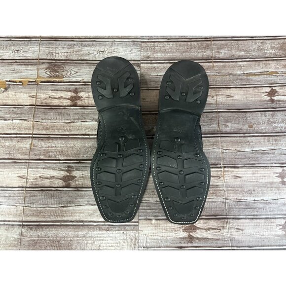 Bettanin & Venturi ostrich leather Oxford Dress Shoes sz 13 Handmade Italy RARE main image 6